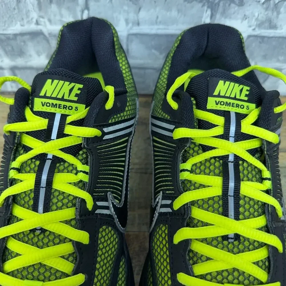 Nike Zoom Vomero 5 Lemon Venom Black White FB9149-702 Mens Size 8.5 New Rare
